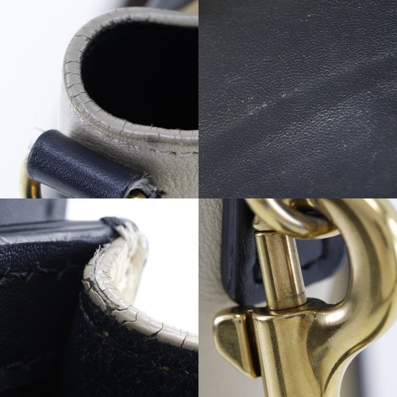 Celine Luggage Nano Shopper Shoulder Bag Calf Orange Crossbody Handbag - Picture 8 of 9